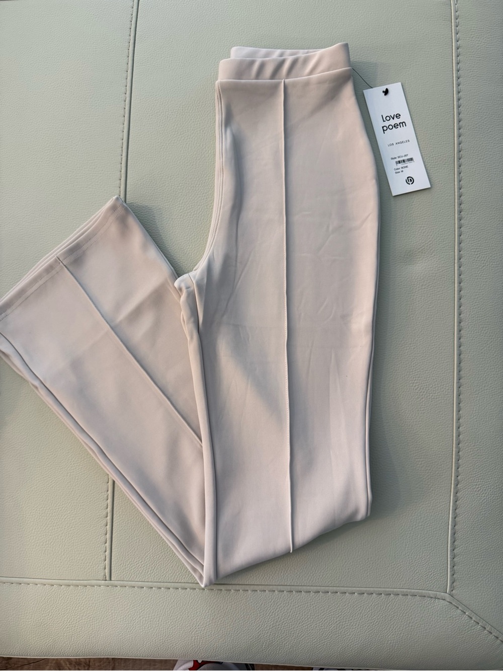 New Size M Inseam 31" Love Poem Pale Pink High-Waist Leggings